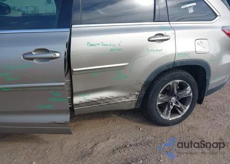 2015 Toyota Highlander Hybrid Limited z USA, uszkodzony, nr VIN 5TDDCRFH4FS009011